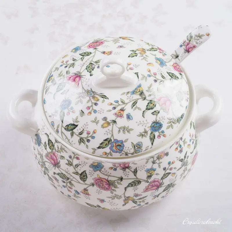 9 Inch, Bone China Tureen for  - Food Storage Plants avaliação e preço