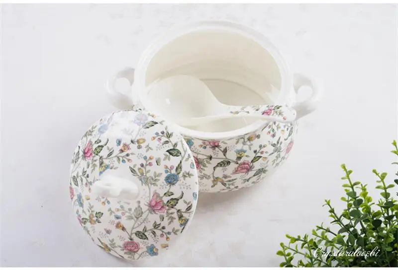 9 Inch, Bone China Tureen for  - Food Storage Plants avaliação e preço