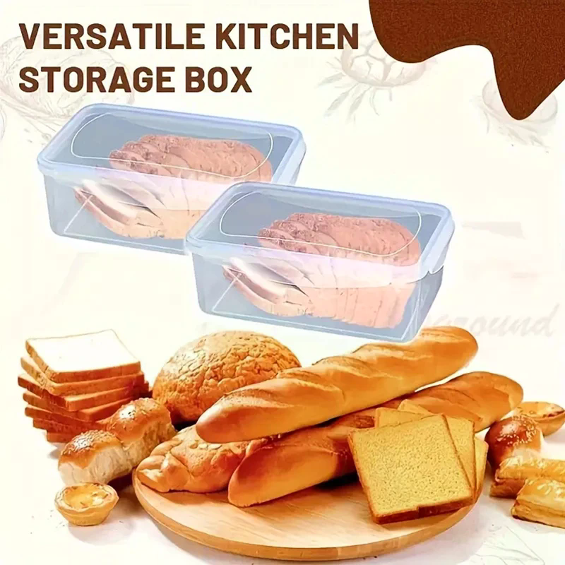 Plastic Bread Storage Box Airt - Food Storage Organization avaliação e preço