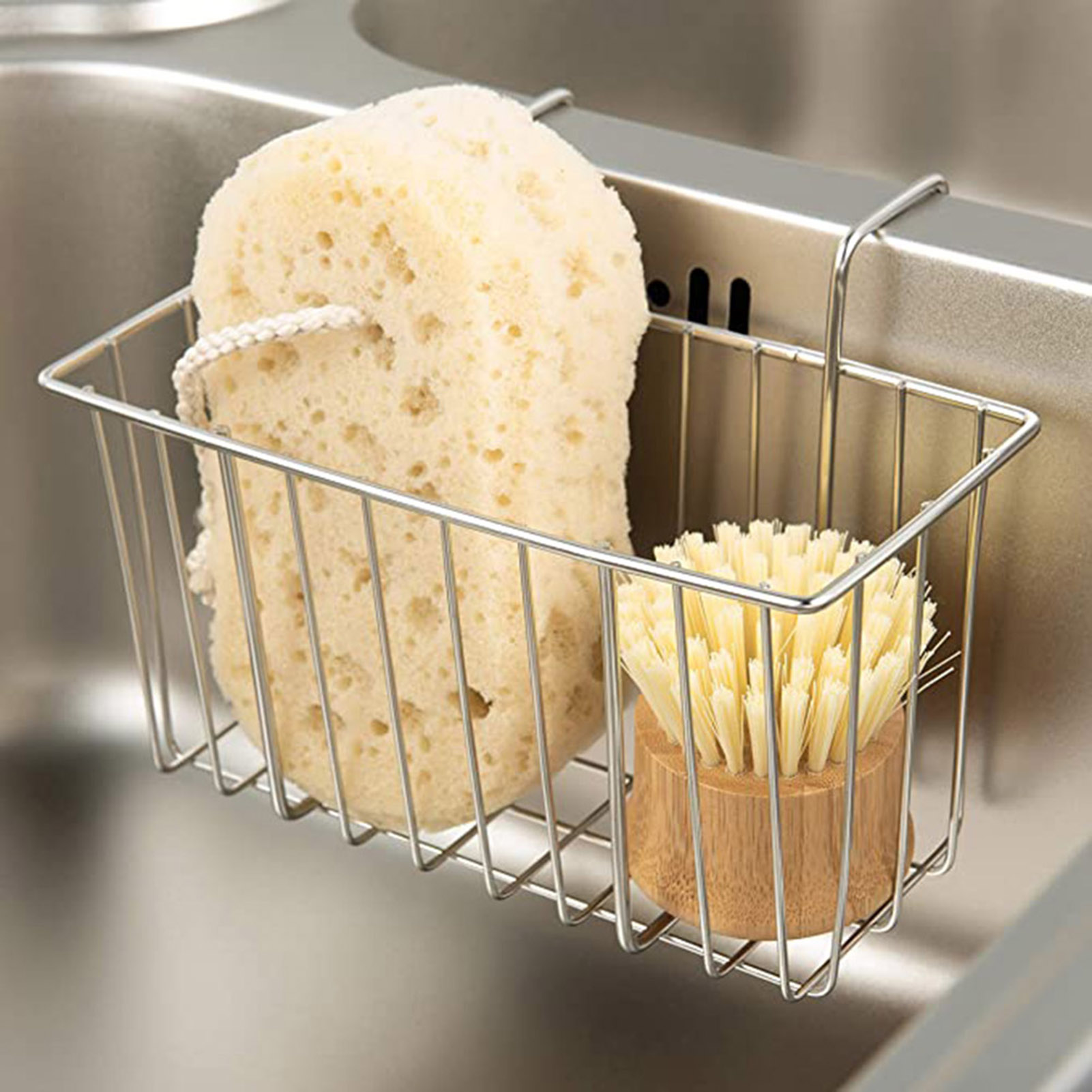 Kitchen Sponge Holder Basket F - Food Storage Restaurant avaliação e preço