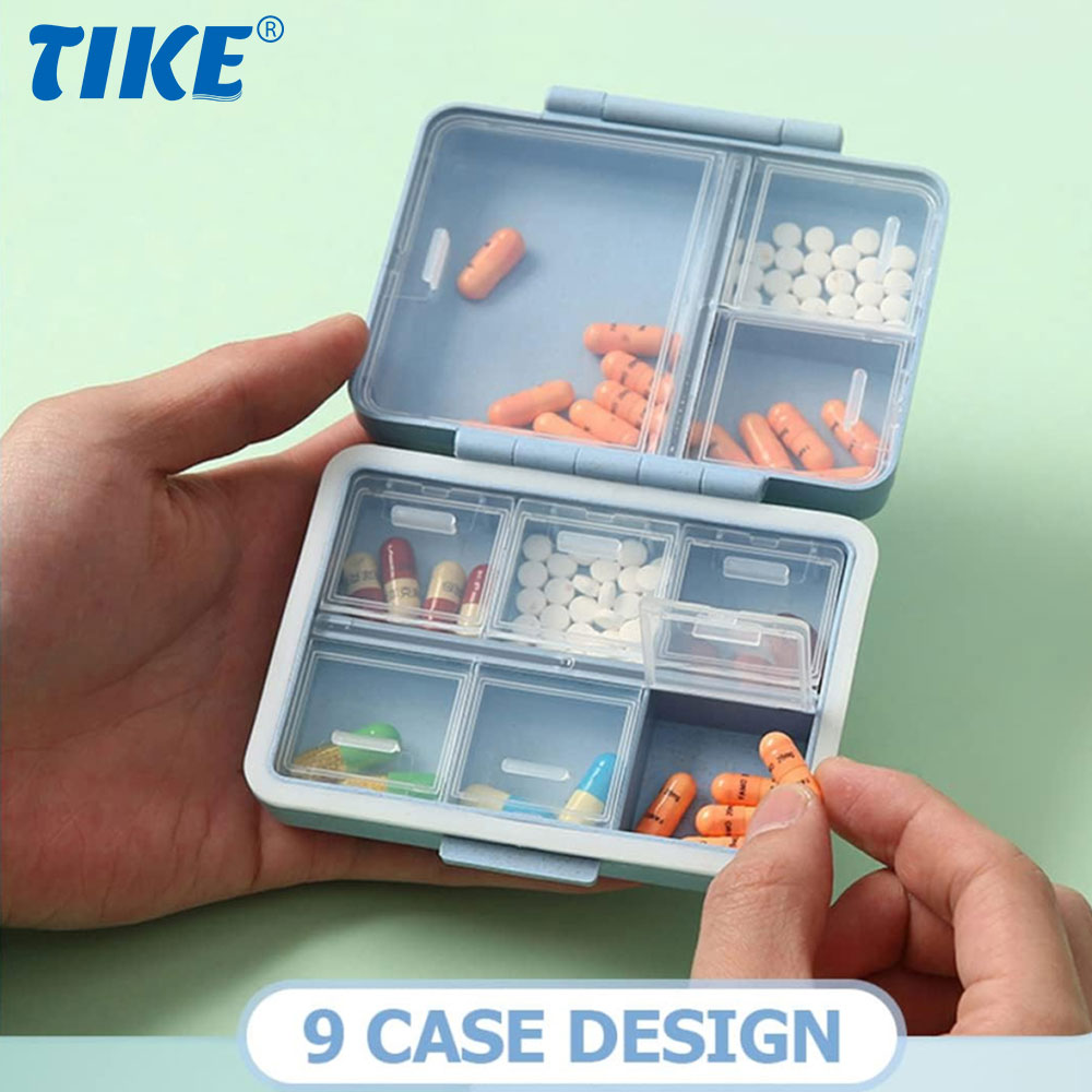 9 Compartments Travel Pill Org - Food Storage Small avaliação e preço