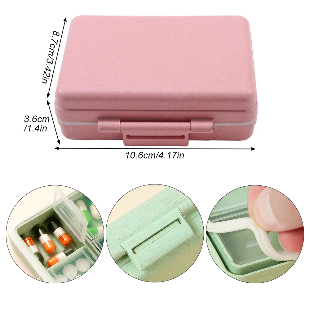 9 Compartments Travel Pill Org - Food Storage Small avaliação e preço