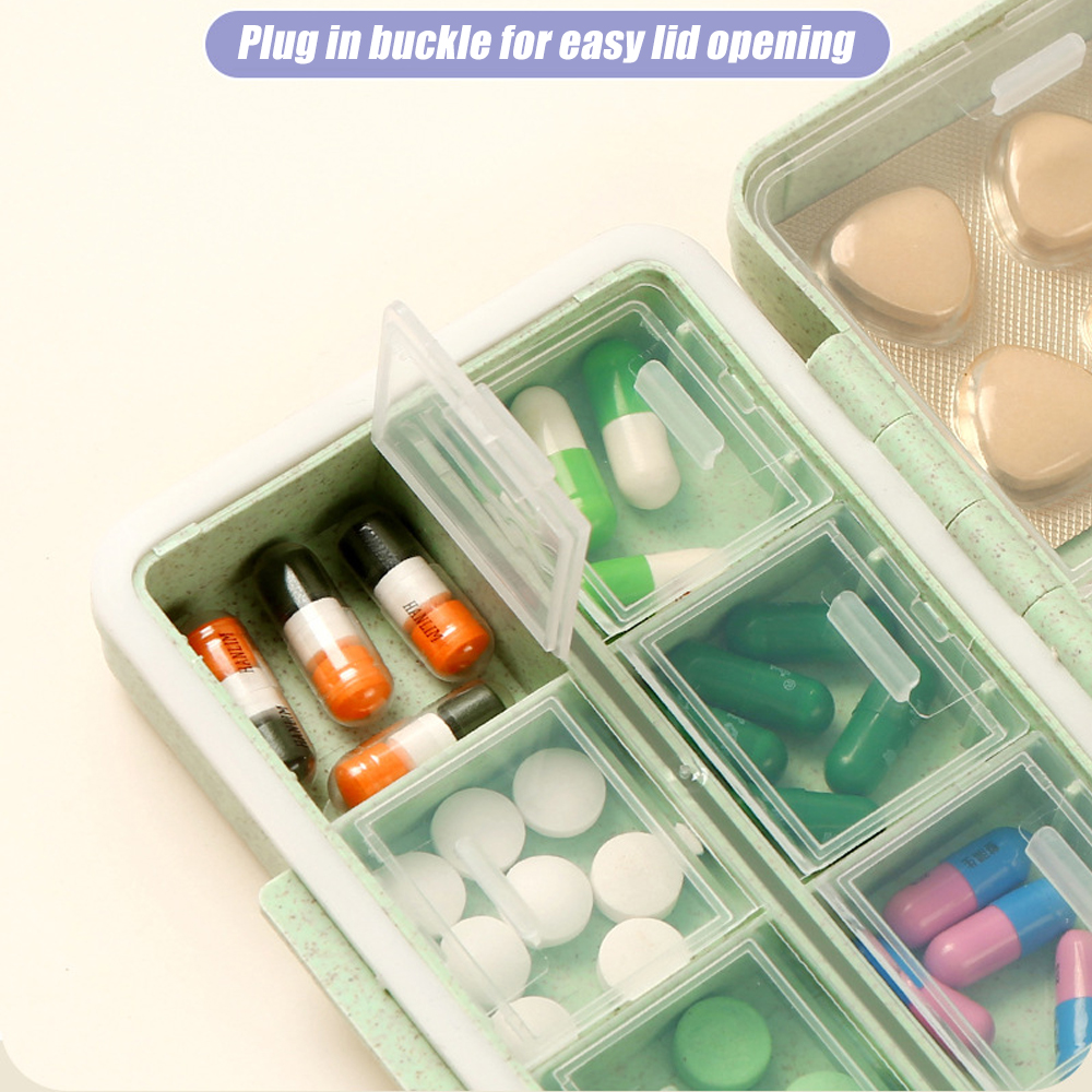 9 Compartments Travel Pill Org - Food Storage Small avaliação e preço
