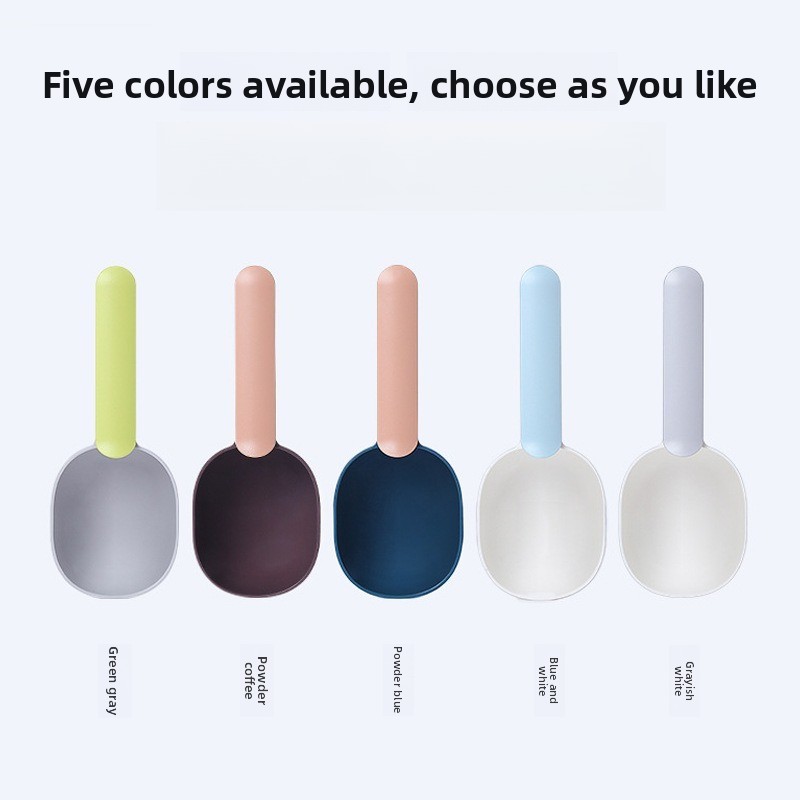 Pet Cat Dog Food Shovel with S - Food Storage With Scoop avaliação e preço