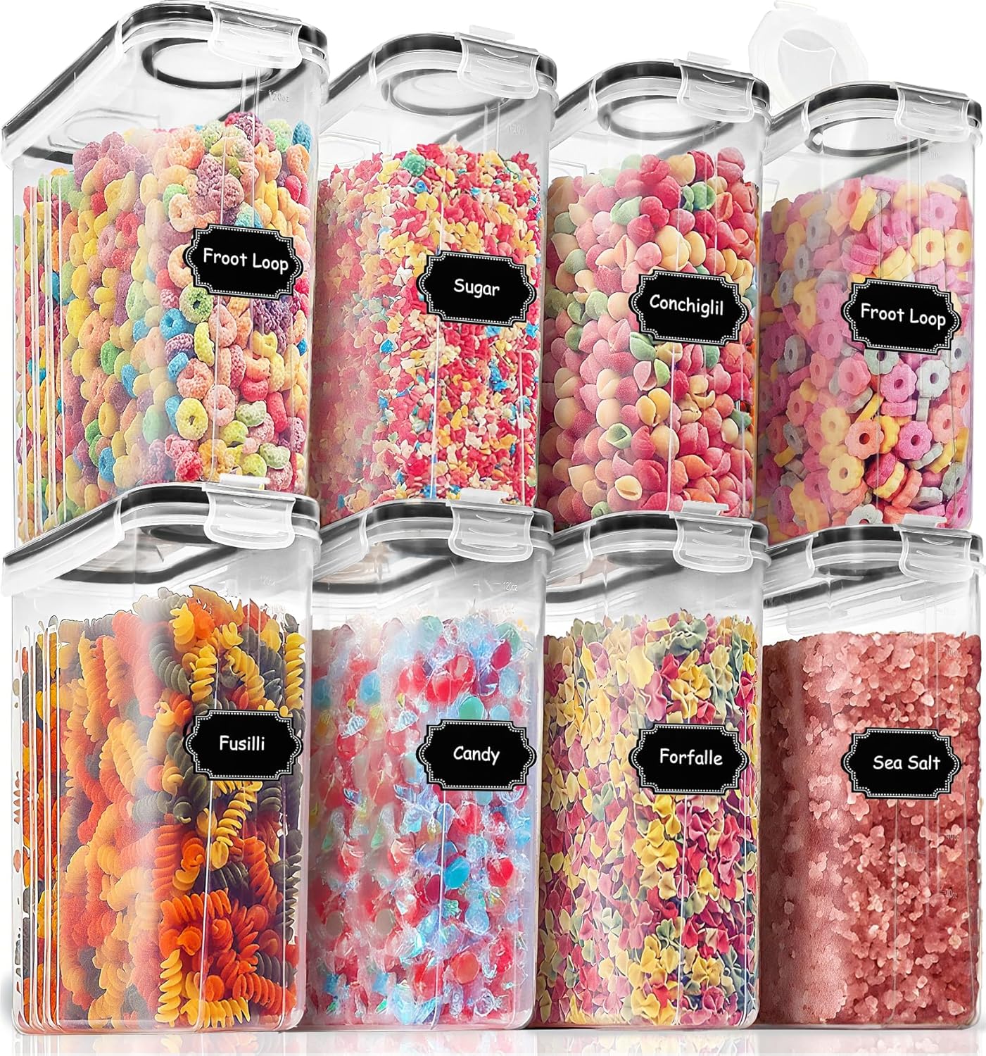 8-Piece Airtight Food Storage  - Food Storage Organization avaliação e preço