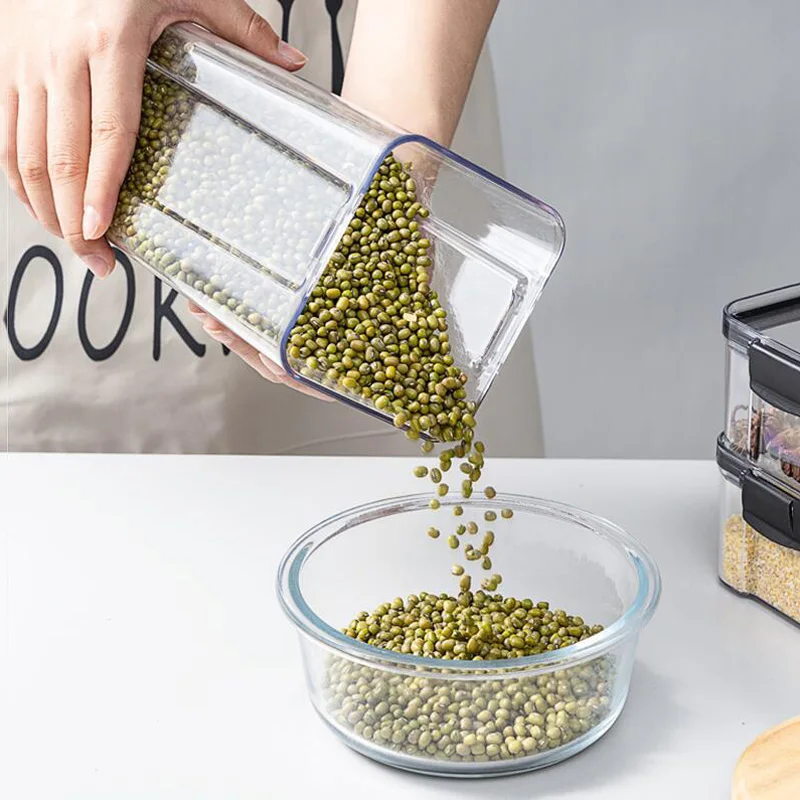 Transparent Airtight Food Stor - Food Storage Large Plastic Containers avaliação e preço