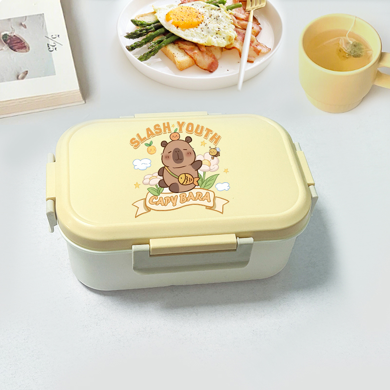 Capybara Bento Lunch Box Carto - Food Storage And Container avaliação e preço