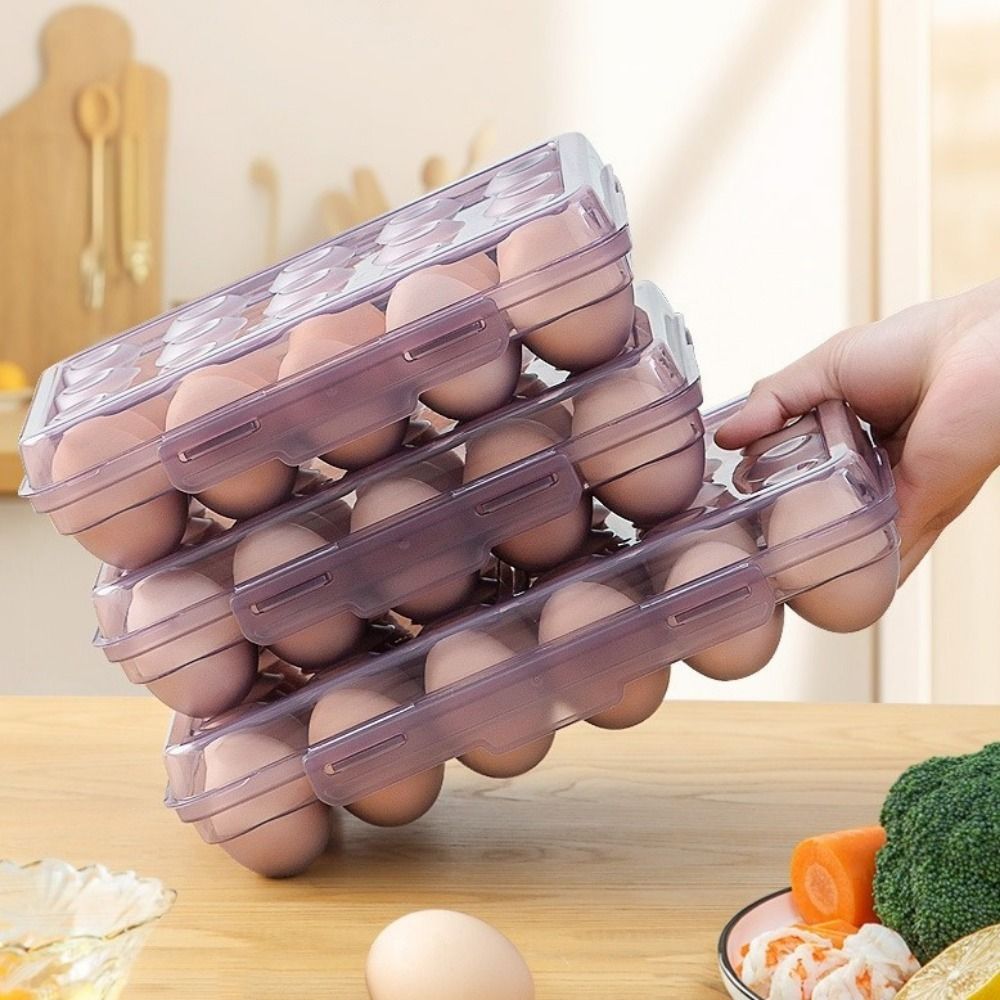 Plastic Egg Storage Box Anti-c - Food Storage Organization avaliação e preço
