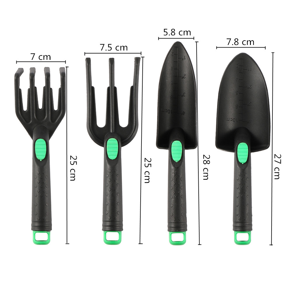 4Pcs Garden Shovel Tool Set Lo - Food Storage Plants avaliação e preço