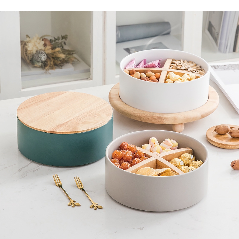 Ceramic Dried Fruit Box Nordic - Food Storage Room avaliação e preço