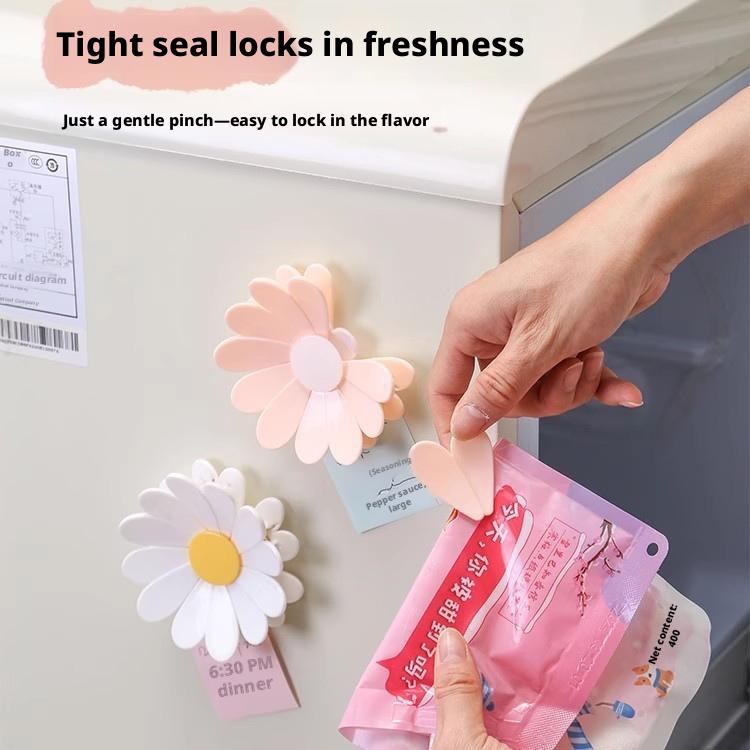 2-in-1 Magnetic Fridge Magnets - Food Storage Roll Bags avaliação e preço