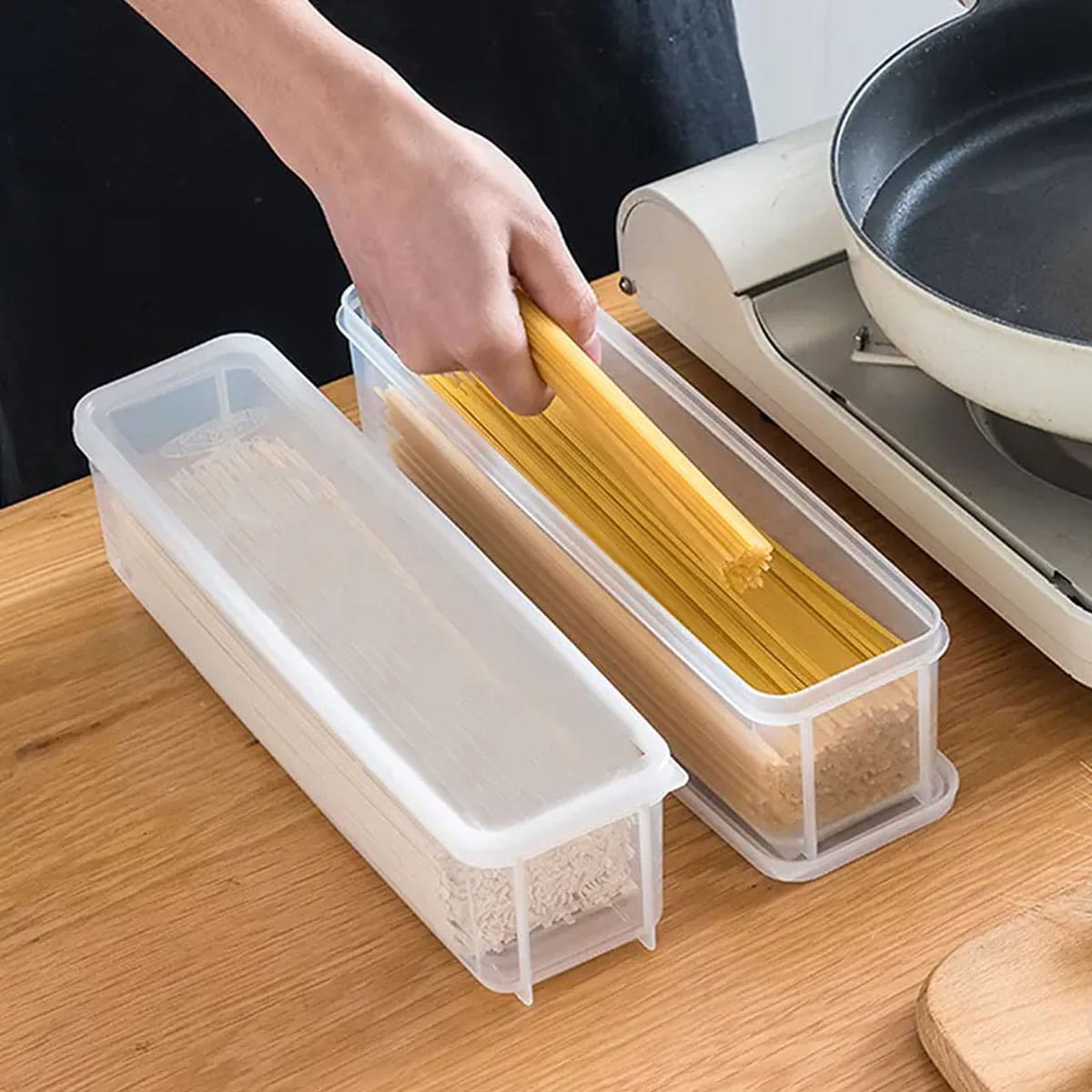 1 Plastic Transparent Storage  - Food Storage System avaliação e preço
